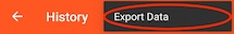 Export Screen