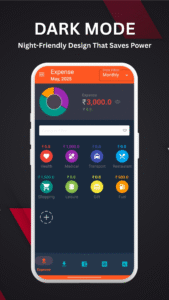 Money Manager Dark Mode