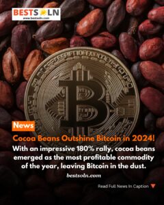 Cocoa Beans Outshine Bitcoin in 2024! (News Bites) Cocoa Beans Outshine Bitcoin in 2024!