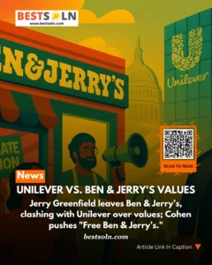 Unilever Vs. Ben & Jerry’s Values (News Bites) Unilever Vs. Ben & Jerry's Values