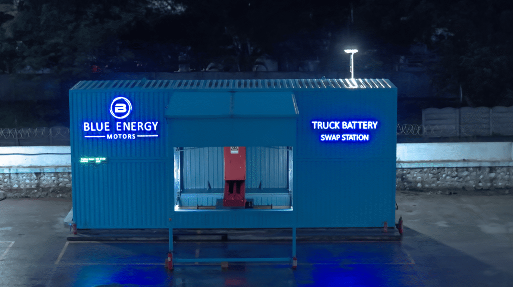 India’s Blue Energy Motors Unveils Heavy-Duty Electric Truck with Rapid Battery Swapping 3 Blue Energy Motors