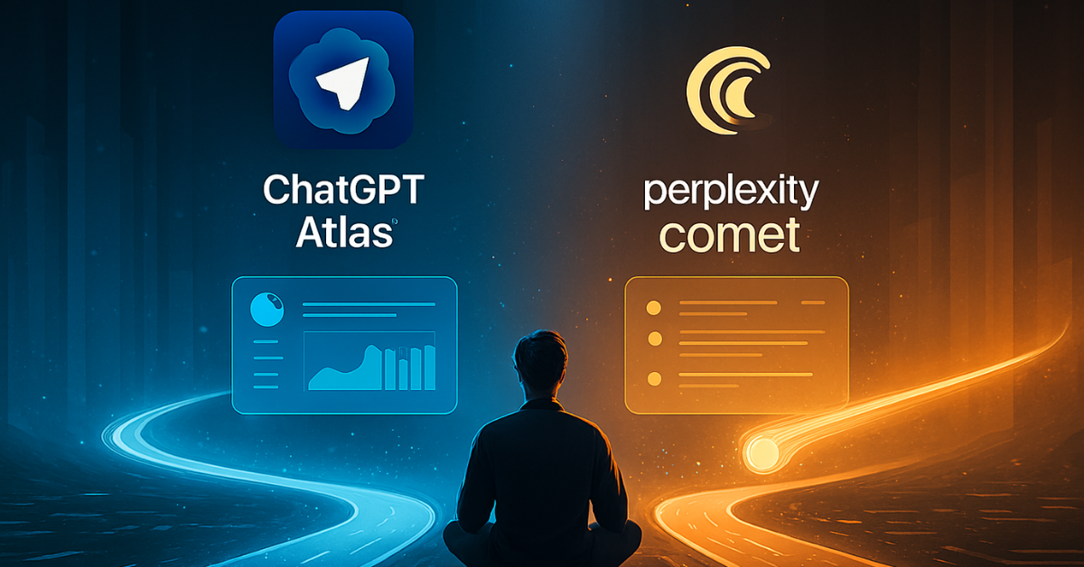 ChatGPT Atlas vs. Perplexity Comet: Which AI Browser Will Shape the Future of the Web? 1 ChatGPT Atlas vs. Perplexity Comet