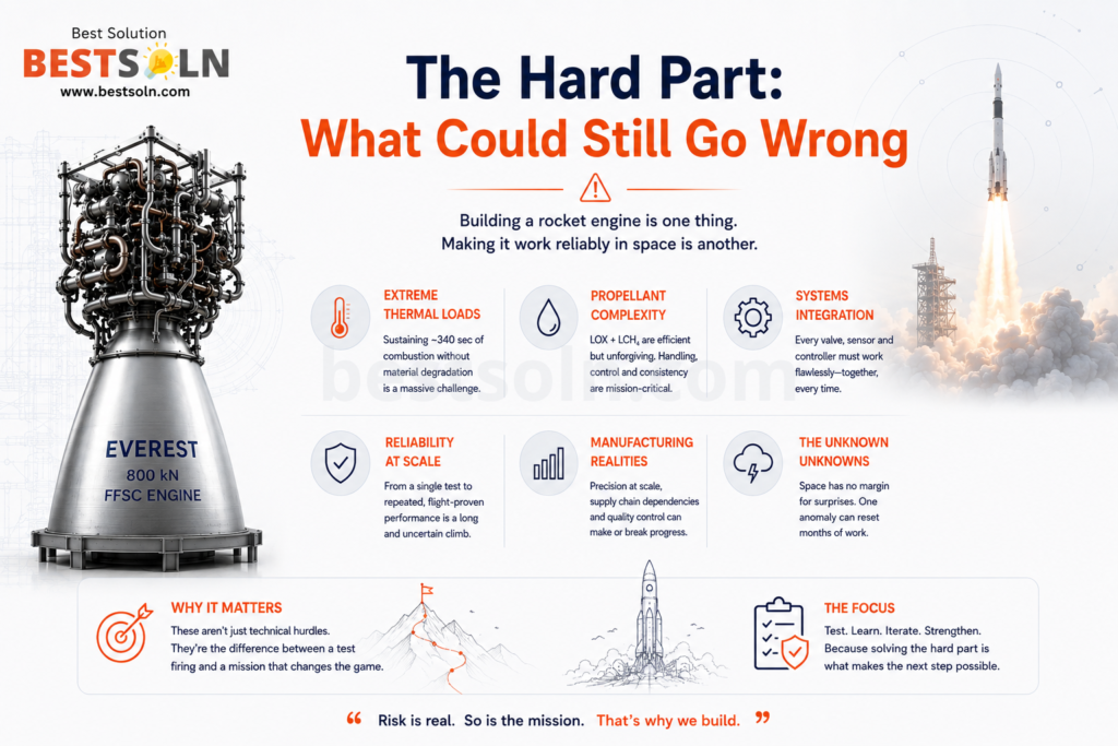 Astrobase's EVEREST Engine: How a Bengaluru Startup Is Chasing Rocket Science's Hardest Problem 10 The Hard Part: What Could Still Go Wrong