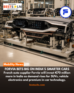 Forvia Bets Big On India's Smarter Cars