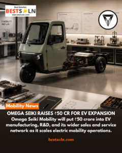 Omega Seiki Raises INR 50 CR For EV Expansion