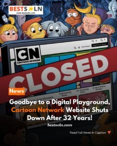 Goodbye to a Digital Playground, Cartoon Network Website Shuts Down After 32 Years!