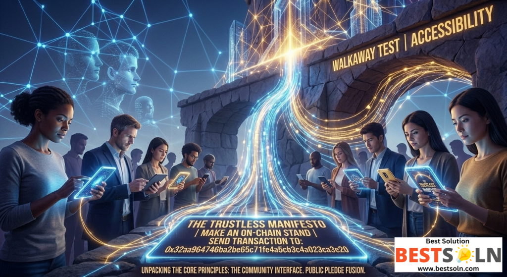 The Trustless Manifesto