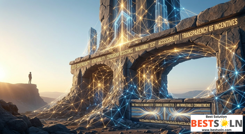 The Trustless Manifesto