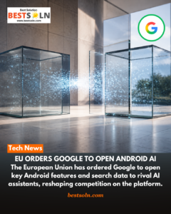 EU Orders Google to Open Android AI