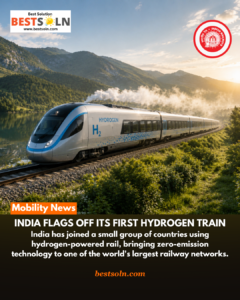 India Flags off its First Hydrogen Train