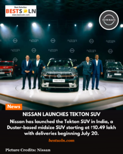 Nissan Launches Tekton SUV